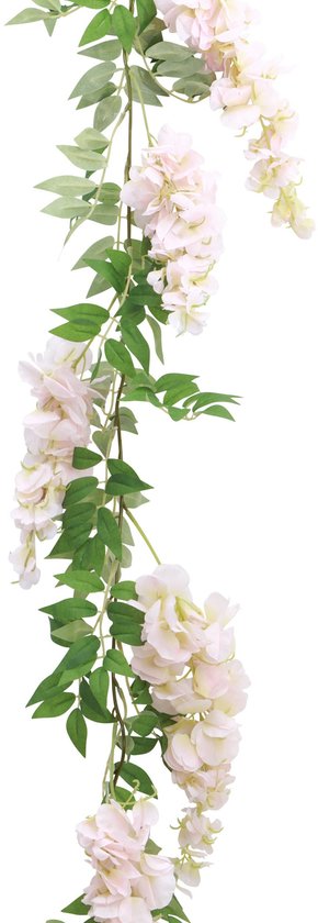 Foshird 3 stuks kunstbloemenkrans, decoratie, paars, wisteria kunstbloemen, hangend voor slinger