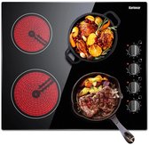 Bol.com Inductie kookplaat - Induction Hob - Induction Cook Top - Inductie Fornuis - Elektrische Brander - 4-pits - Inbouw - 59 ... aanbieding