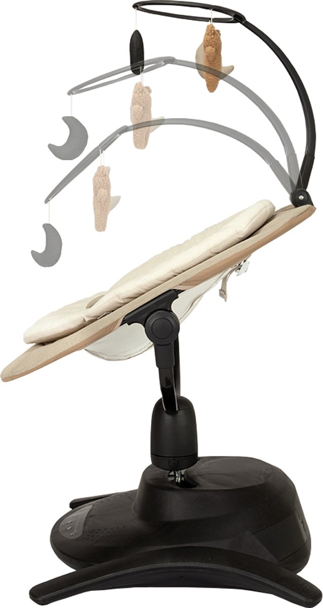 Novi at Home Stardust 2-in-1 Babyswing en Wieg - Sand Melange thumbnail 4