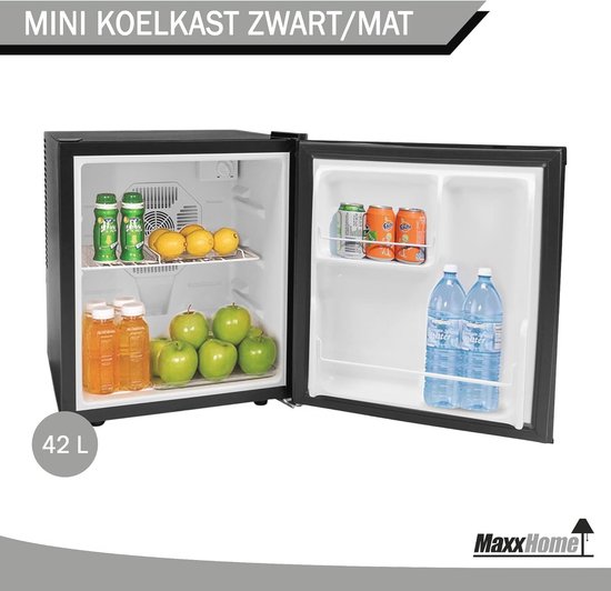 Mini koelkast - Tafelmodel - Stille werking - Thermo-elektrisch - 240V - 42L - Zwart — afbeelding 3