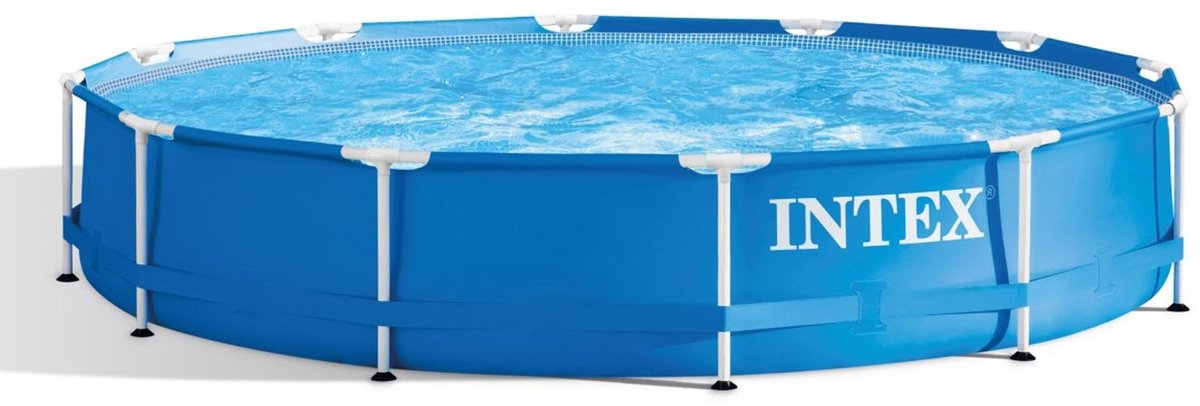 Intex zwembad metal frame pool set - 366cm X 76cm - Inclusief filterpomp en cartridgefilter