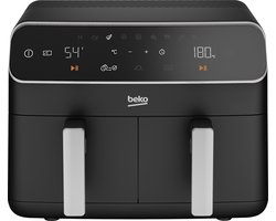Beko FRL5388B friteuse Dubbel 8,5 l Vrijstaand 2400 W Heteluchtfriteuse Zwart