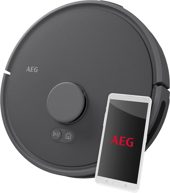 AEG 7000 Robotstofzuiger AR71HW1DG – Dweilfunctie – App Bediening – Donkergrijs