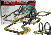 Piste de course - électrique - avec boucles - 12 mètres