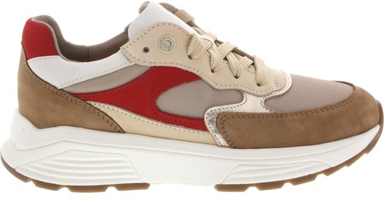 Xsensible Stretchwalker Sneaker Ponte Vecchio 33002.5.352 G Marron Rouge Combi