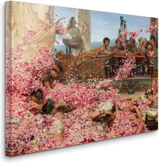 Sir Lawrence Alma-Tadema - The Roses of Heliogabalus - De rozen van Heliogabalus (1889) - 2:3