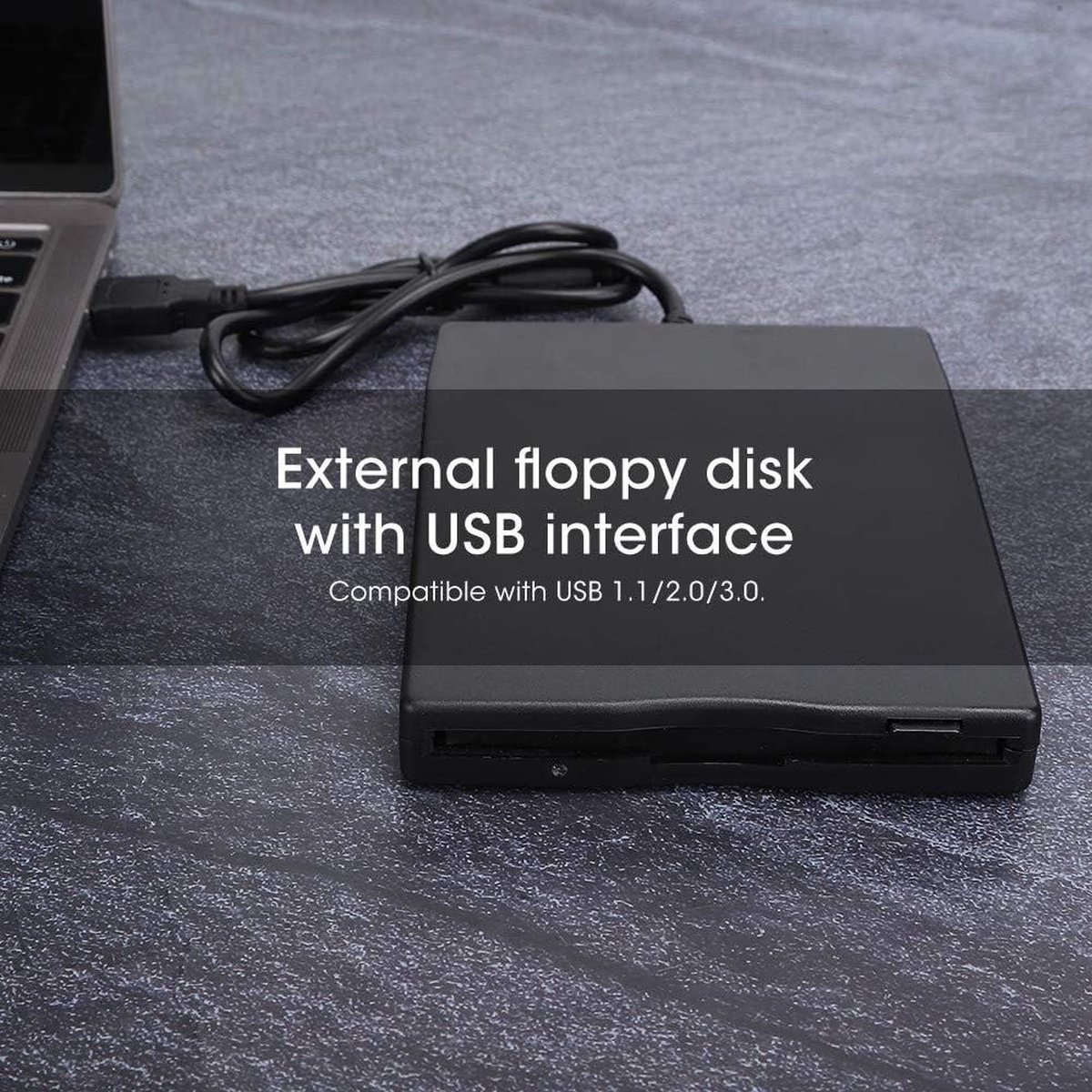 Externe verwijderbare schijf kaartlezer - ultradun en lichtgewicht 3,5 inch voor desktop en laptop .