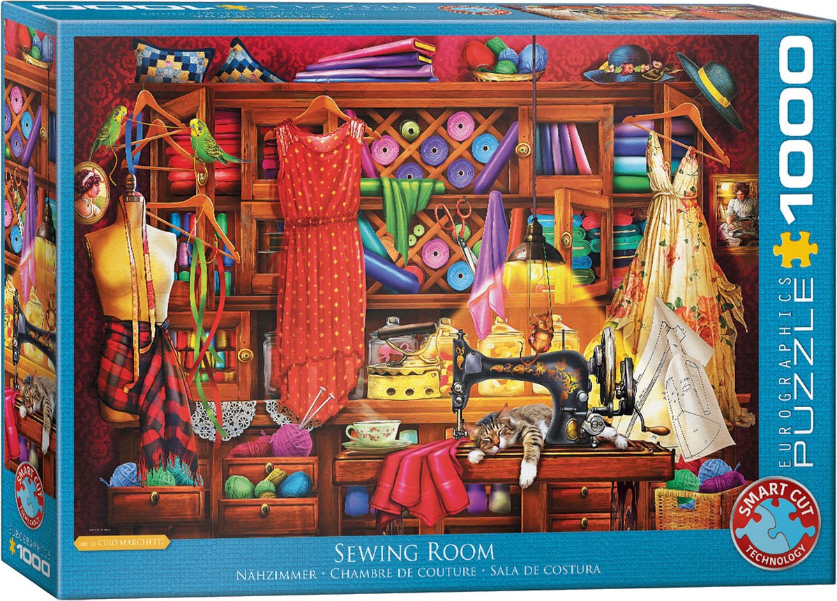 Sewing Craft Room Puzzel (1000 stukjes)