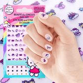Hello Kitty Nagelstickers - Voor Kinderen - Set van 72 Stickers + 24 Steentjes - Officieel Gelicentieerd