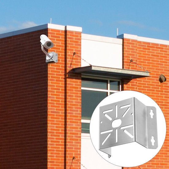 Zon- En Regenkapje Voor Buitencamera’s – Universeel Camerascherm Voor Dome En Kogelcameras (Wit)