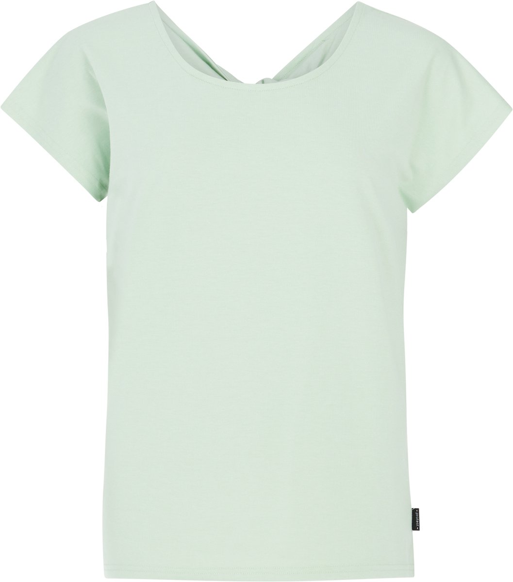 Protest Prtkey – T shirt Dames – Korte mouwen – Ronde hals Groen