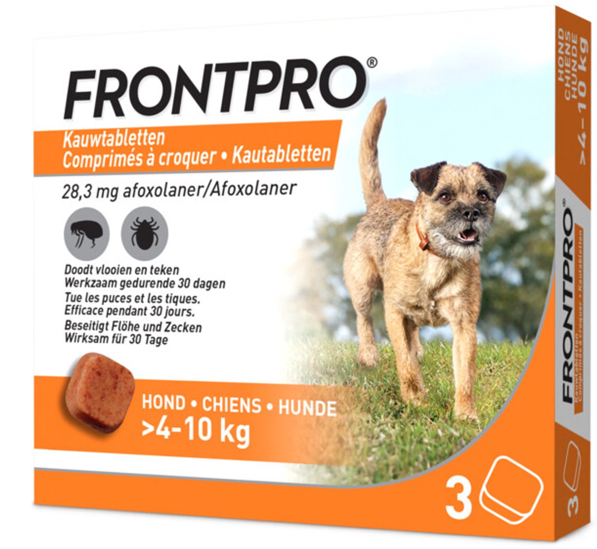 Frontpro Hond M 4-10 kg - 2 x 3 tabletten - Voordeelverpakking