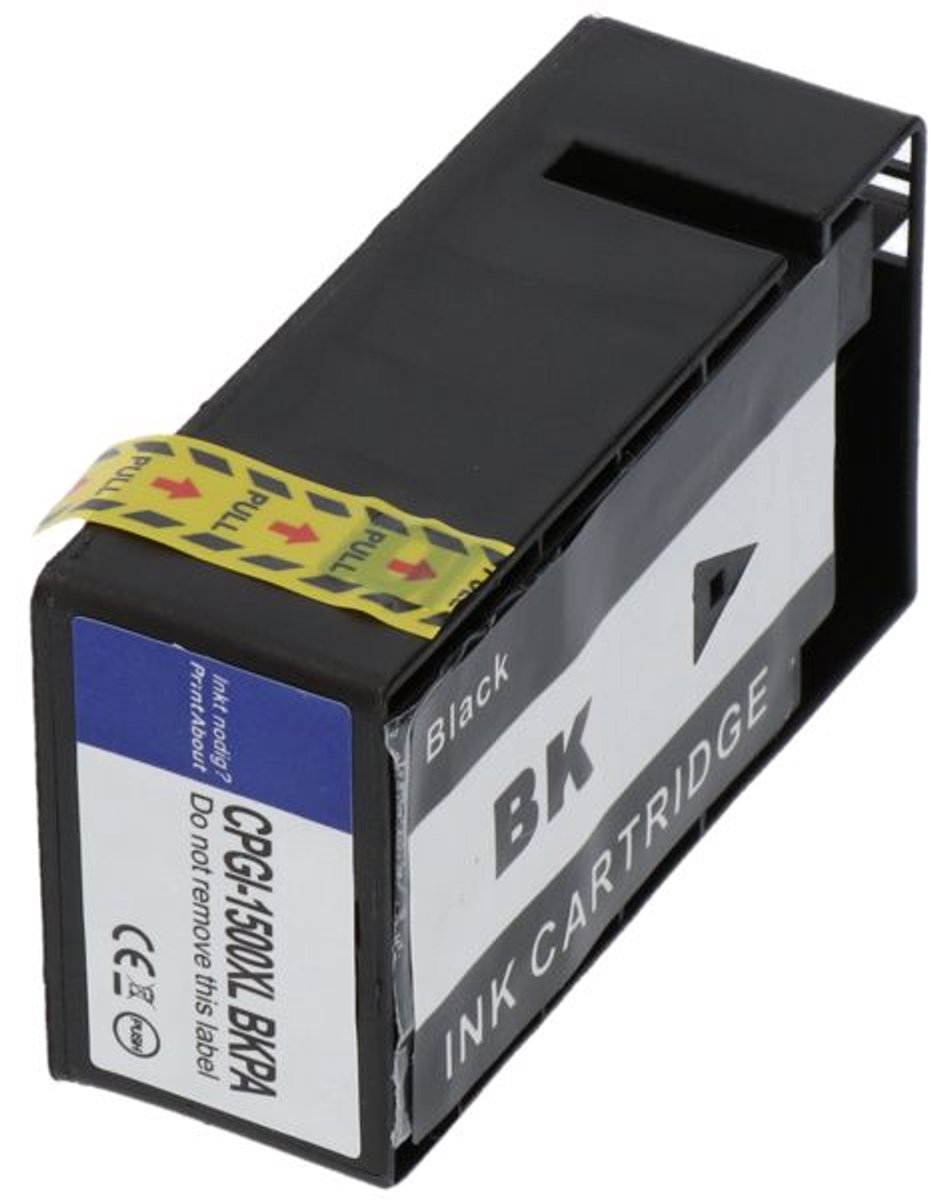 PrintAbout Huismerk Canon PGI-1500XL BK Inktcartridge Zwart Hoge capaciteit
