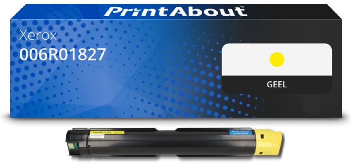 PrintAbout huismerk Toner 006R01827 Geel Hoge capaciteit geschikt voor Xerox