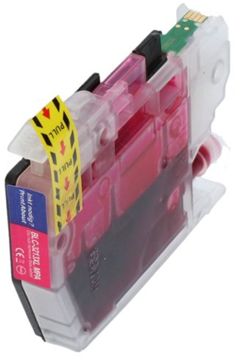PrintAbout Huismerk Brother LC-3211M Inktcartridge Magenta Hoge capaciteit