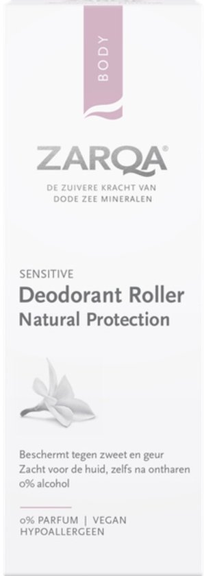 3x Zarqa Deodorant Roller Sensitive 50 ml
