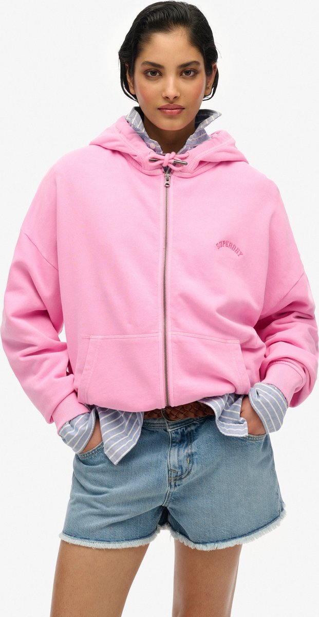 Superdry ESSENTIAL LOGO GD ZH Dames Vest Roze