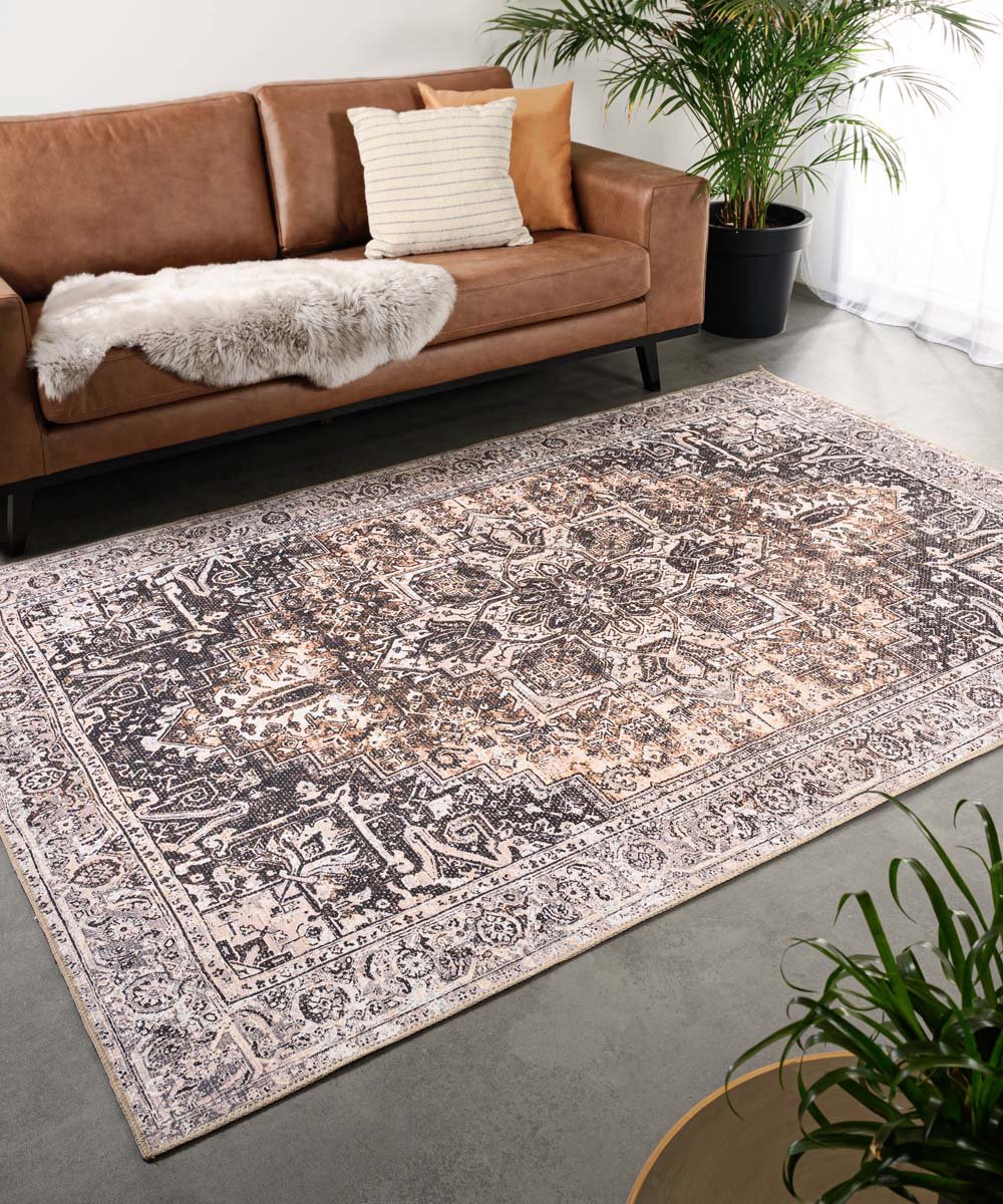 Vintage vloerkleed - Fade No.3 beige 305x405 cm