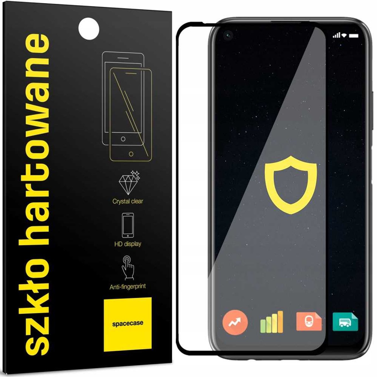 Spacecase 5D Gehard Glas Voor Huawei P Smart Met Schermbescherming