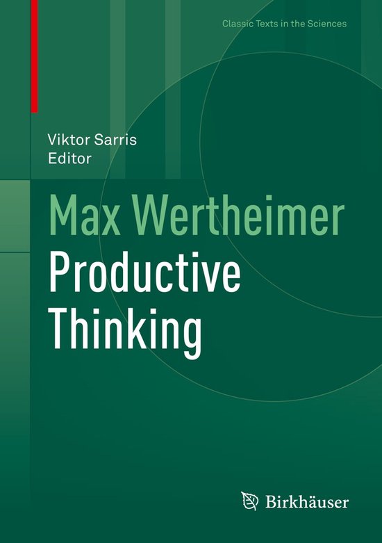 Max Wertheimer Productive Thinking - cover