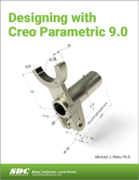 Designing with Creo Parametric 9.0 - cover