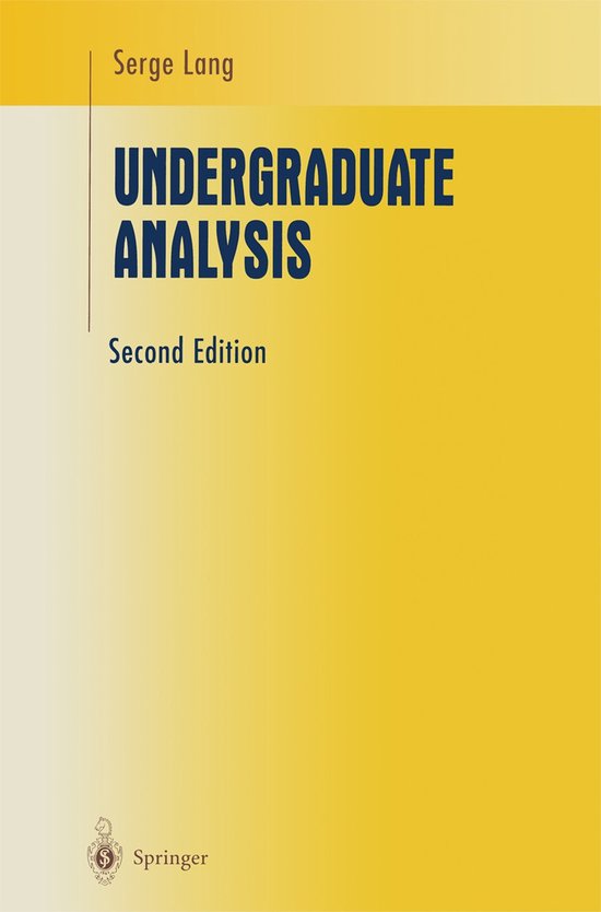 Undergraduate Analysis - cover