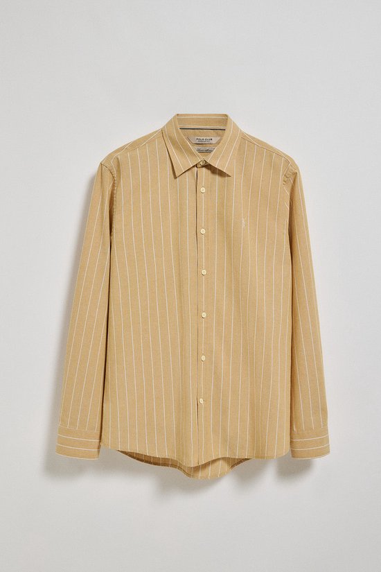 Koszula w paski St James o kroju regular fit, w kolorze musztardowym, z ...