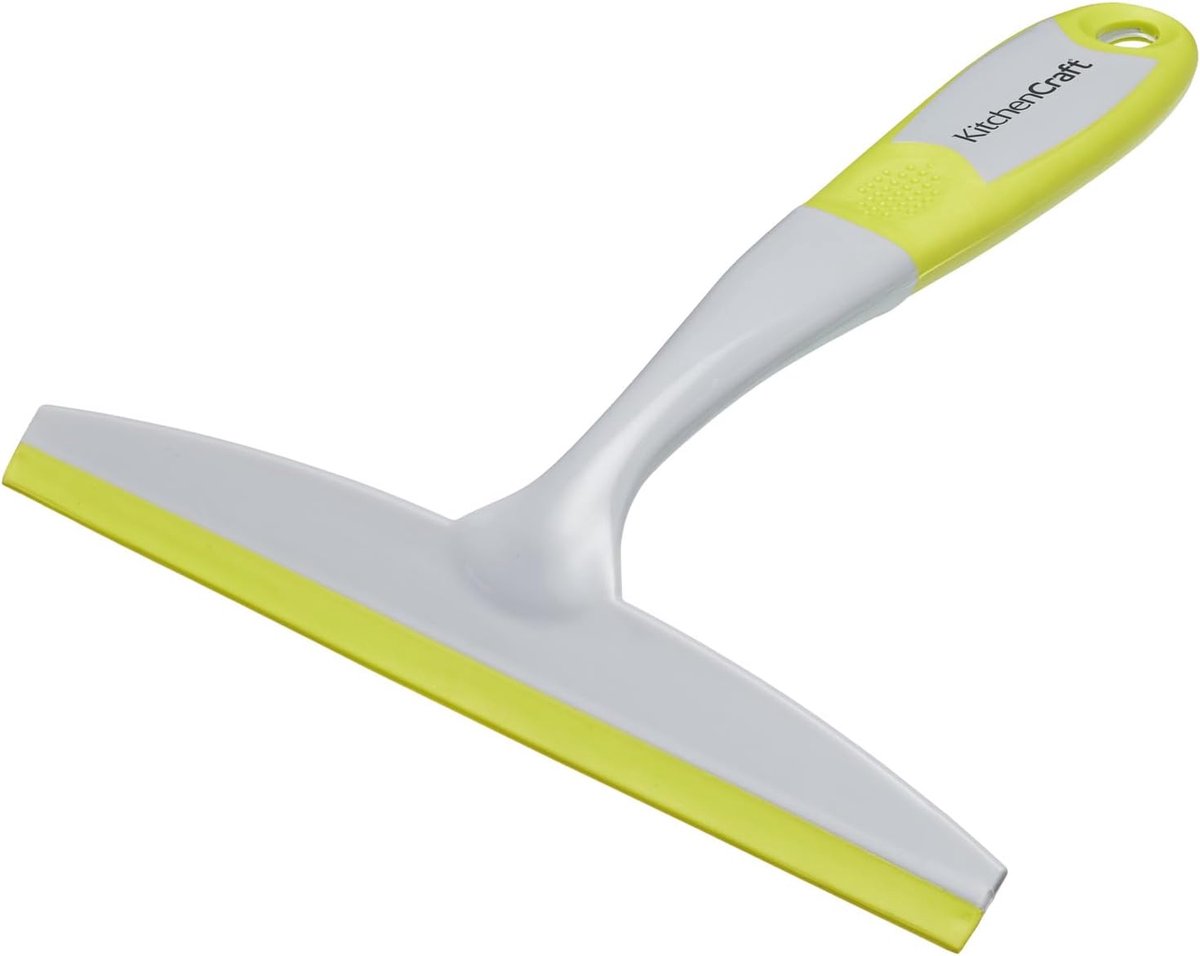 Goedkoopste Kunststof Raamwisser voor Douche en Glazen Oppervlakken - Grijs/Groen