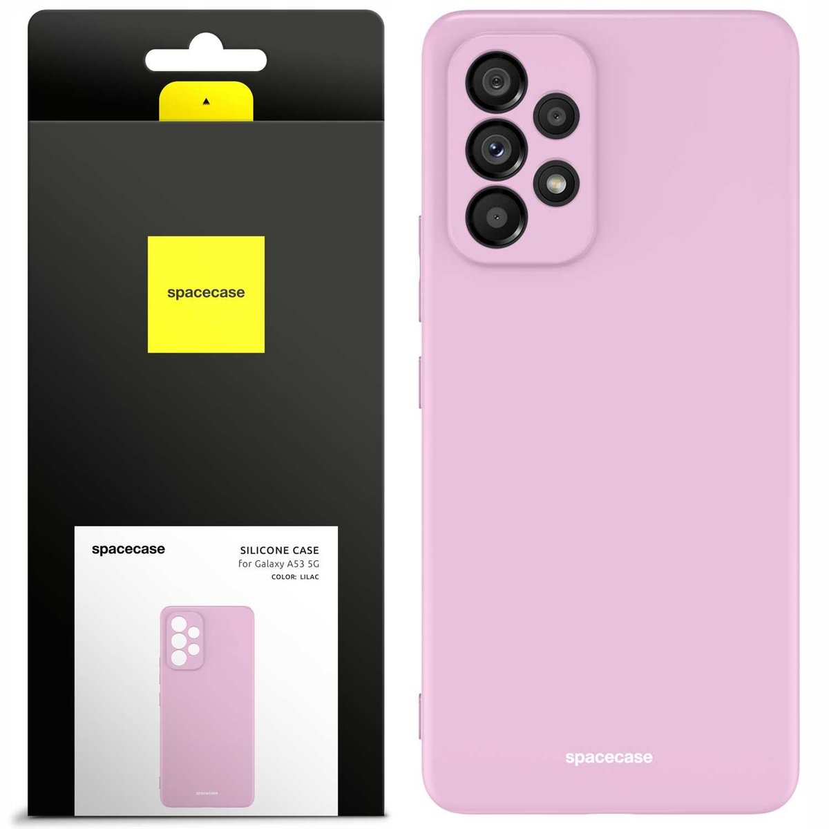 Spacecase Siliconen Hoesje Voor Samsung Galaxy A53 5G Lilac