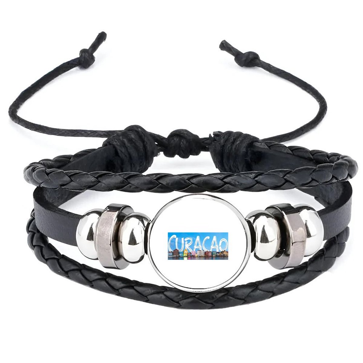Akyol - curacao armband zwart - Wereld - vakantieliefhebber - antillen - handelskade