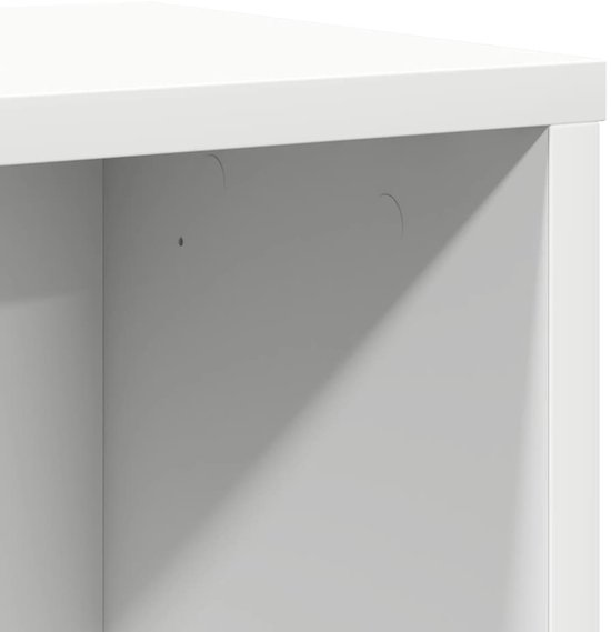 Bibliothèque vidaXL - Bibliothèques - Meuble de rangement - 60 x 24 x 101,5 cm - Bois traité blanc