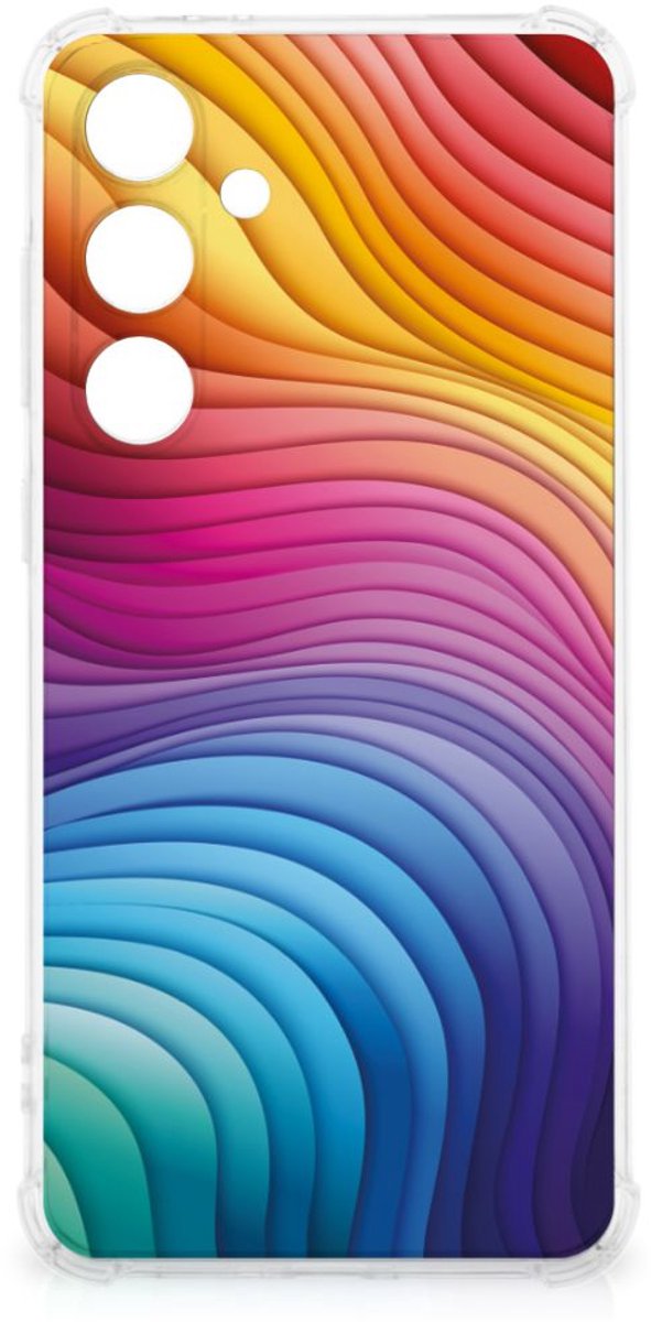 Shockproof Case voor Samsung Galaxy S24 FE Regenboog