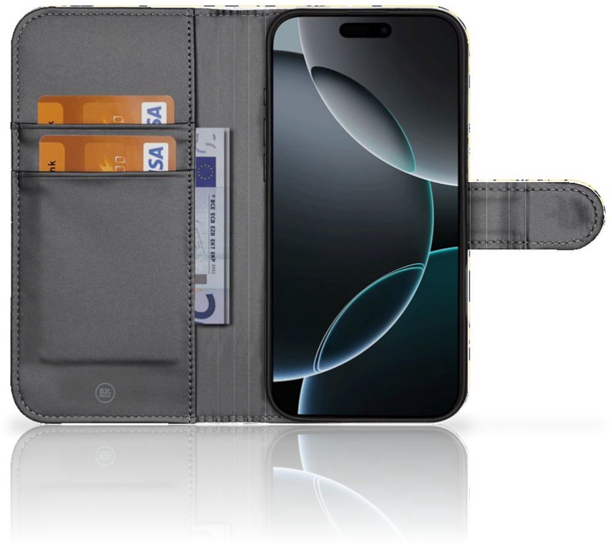 Telefoonhoesje met Naam iPhone 16 Pro Punk Geel