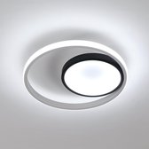 Goeco Plafondlamp - 30cm - Medium - LED - 30W - 3375LM - Ronde -Koel Wit - 6500K