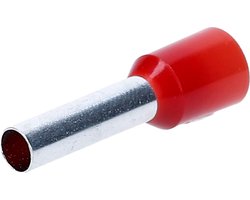 100 stuks Cembre adereindhulzen geïsoleerd 10mm² 18mm lang rood PKD1018 I industriële kwaliteit van de Duitse dealer