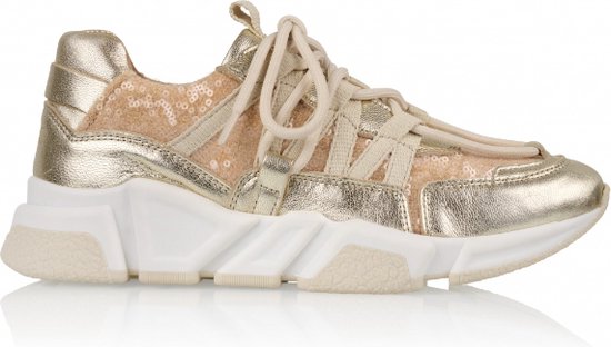 DWRS LOS ANGELES sequins Champagne - Dames Sneaker - B9101-106