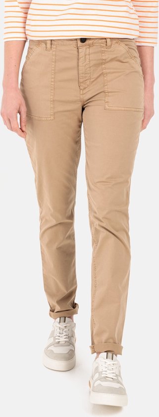 camel active Straight fit worker chino - Maat womenswear-32/32 - Biscuit