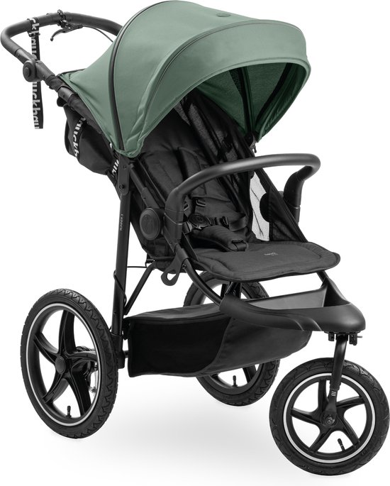 Hauck Runner 3 - Buggy - XL-luchtwielen - Vering - Jungle Green