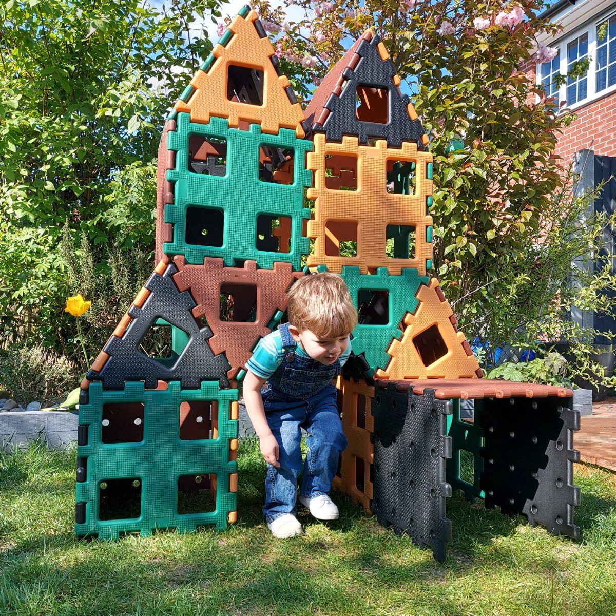 Polydron XL platen - Bouwset van 36 stuks - Vanaf 2 jaar - Gerecycled plastic