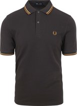 Fred Perry - Polo M3600 Antraciet U93 - Slim-fit - Heren Poloshirt Maat XXL