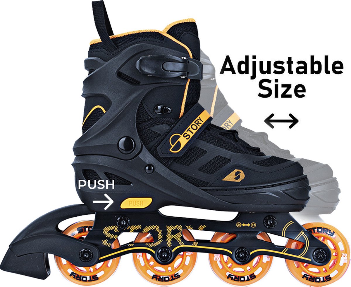 Story Fusion Verstelbare Inline Skate Oranje