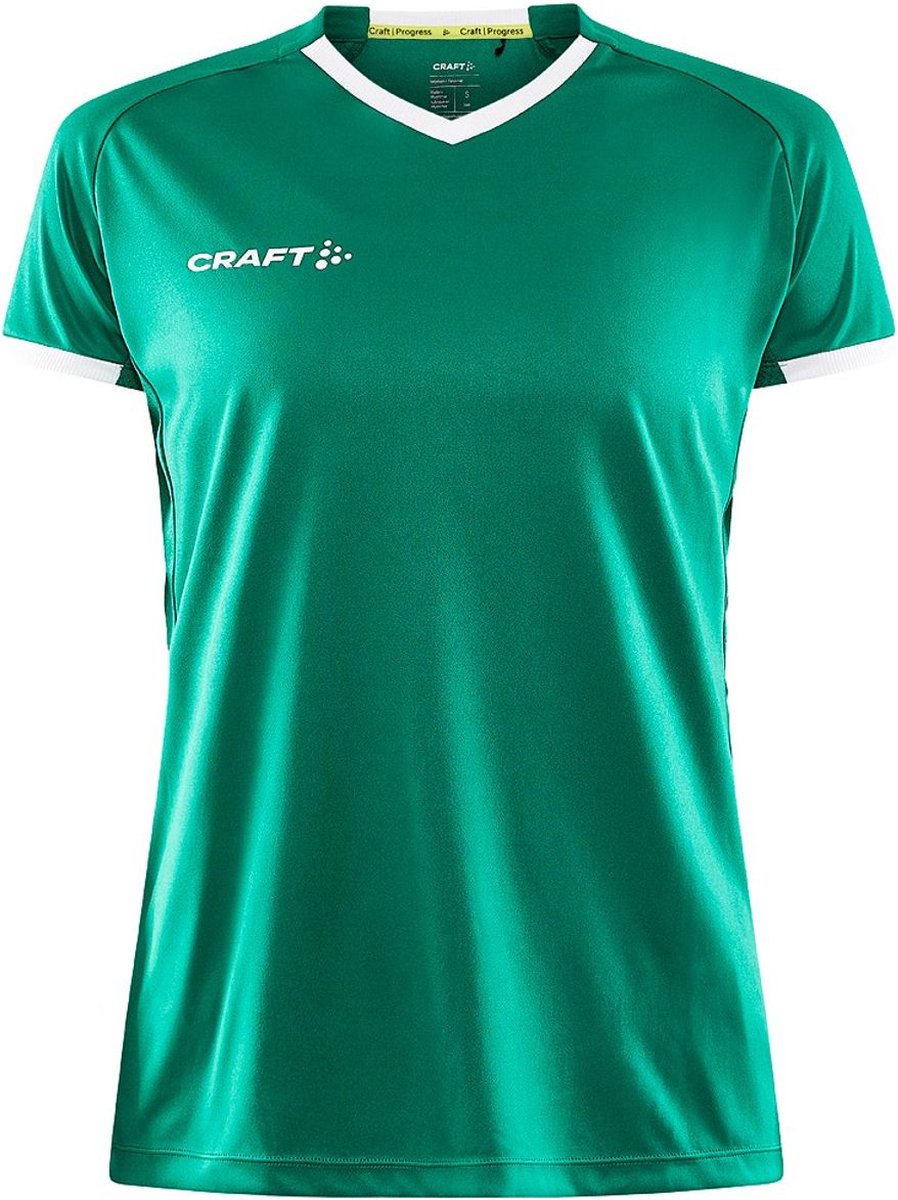 898x1200.jpg Craft Progress 2.0 Shirt Korte Mouw Dames - Groen | Maat: M - Afbeelding 1