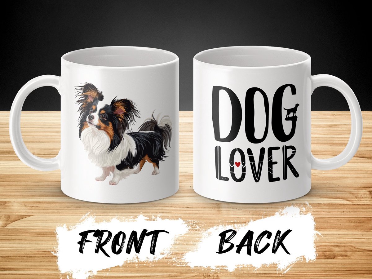 Mok Papillon dog - hond / dog lover