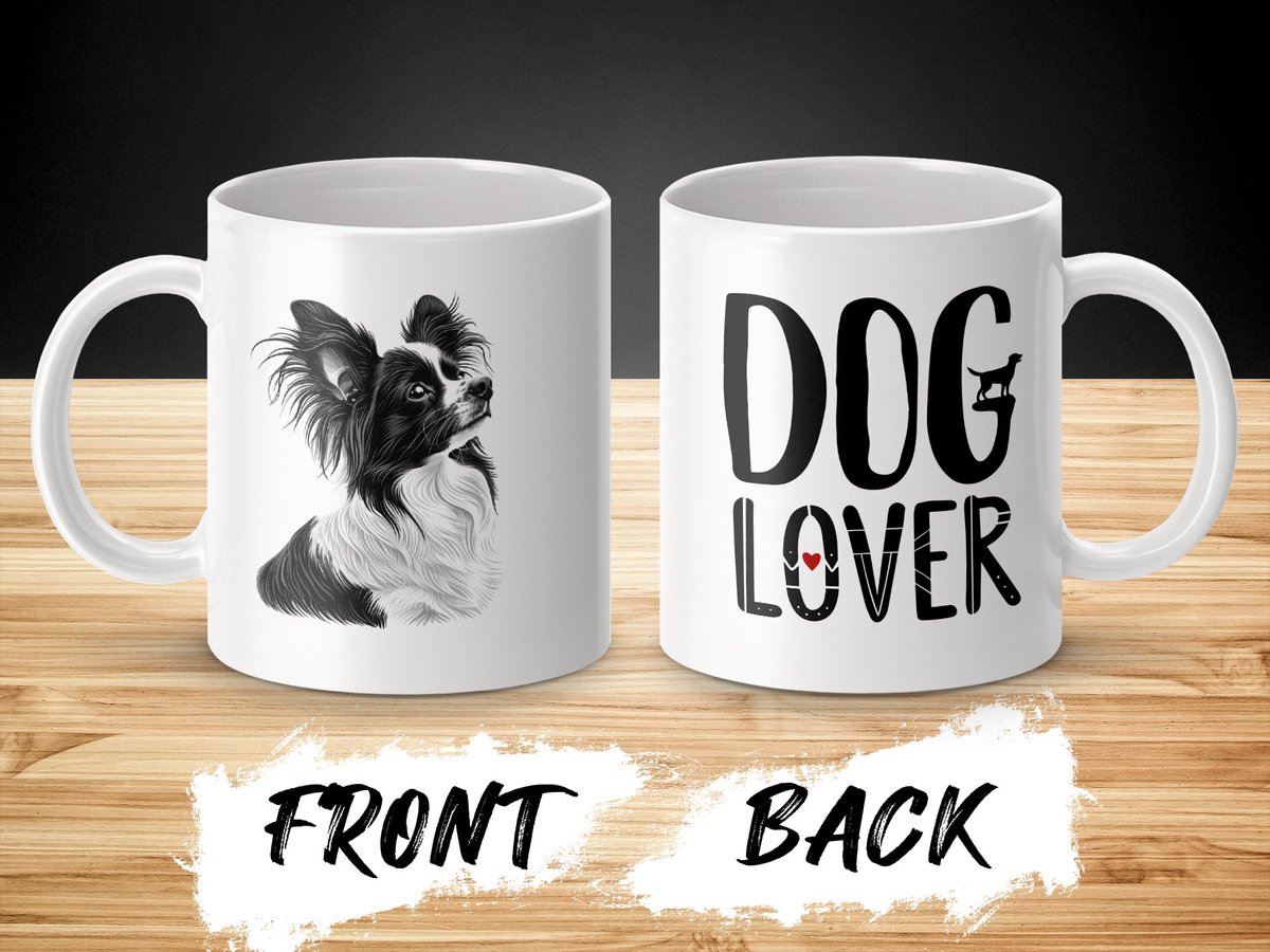 Mok Papillon dog - hond / dog lover