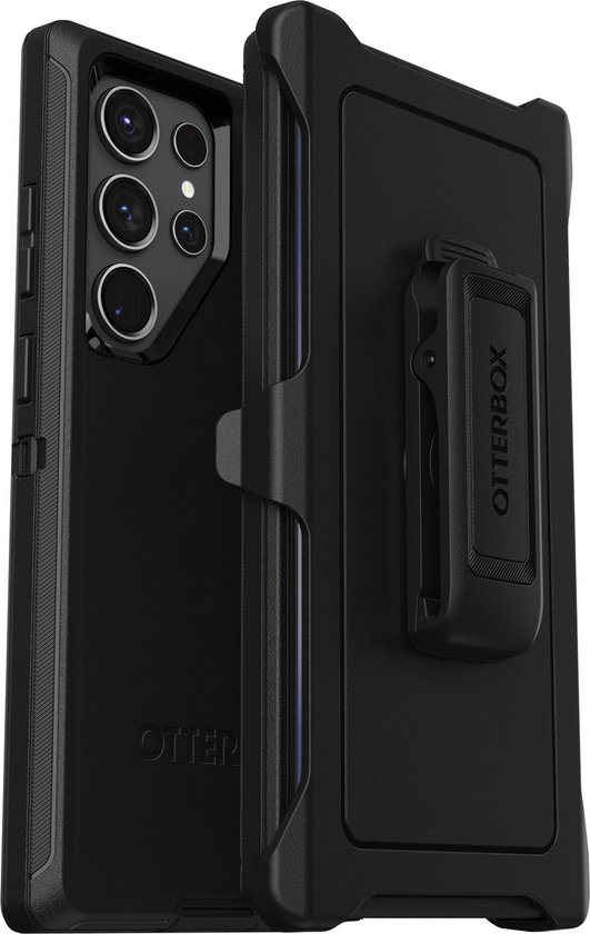OtterBox Defender telefoonhoesje - Geschikt voor de Samsung Galaxy S23 Ultra - Zwart