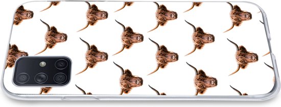 Coque Samsung Galaxy A51 5G - Scottish Highlander - Vache - Motif - Siliconen