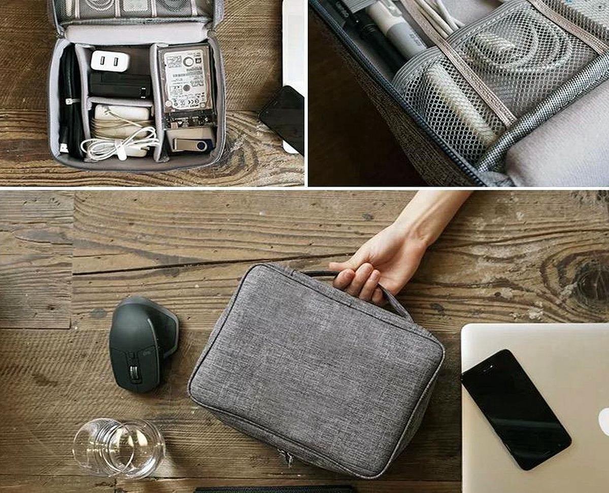 Elektronische Organizer Reizen Universele Kabel Organizer Elektronica Accessoires Gevallen Voor Kabel, Oplader, Telefoon, USB, SD-kaart