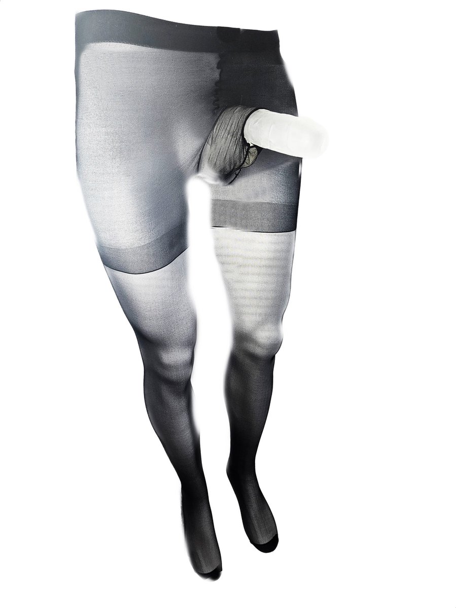 Goedkoopste BamBella® - Erotische Panty man - Mannenpanty - kant fetish kleding heren lingerie ondergoed stocking