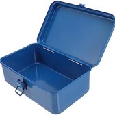Gereedschapskist Leeg - Gereedschapskoffer Leeg - Gereedschapskoffer - 12x19x7.8cm - Blauw