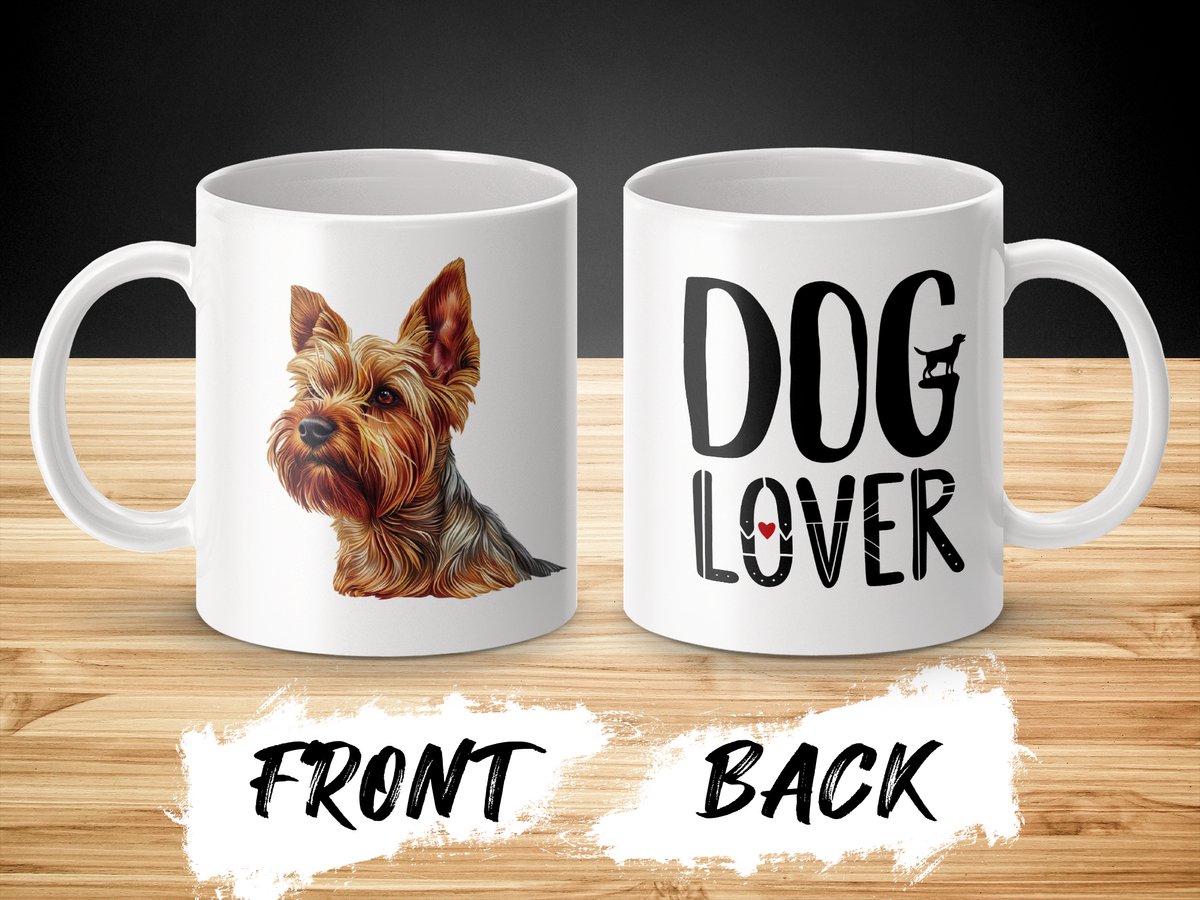 Mok Silky Terrier Dog / hond - dog lover
